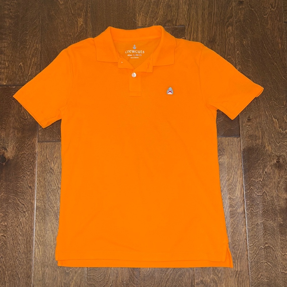 NWT J.Crew Crewcuts Boys Critter Short Sleeve Polo Shirt - L